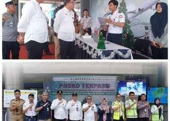 Toni Pantau Posko Nataru di Terminal dan Bandara. Apresiasi Pantry BPTD Kaltim, Mix Use Terminal Diusulkan