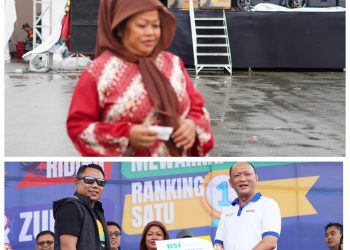 Aisyah, Meski Basah Sebut Sepedanya Berkah. Penjual Es GOR Segiri Raih Grandprize PKJ 2024