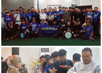 Nobar Persiba, Balistik Kecewa Tak Penalti. Alwi: Kita Optimistis Melaju ke Liga 2