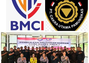 BMCI-CUP Latih Ratusan Satpam. Gada Pratama dan Madya Diberi Pembekalan dan ‘Turjawali’