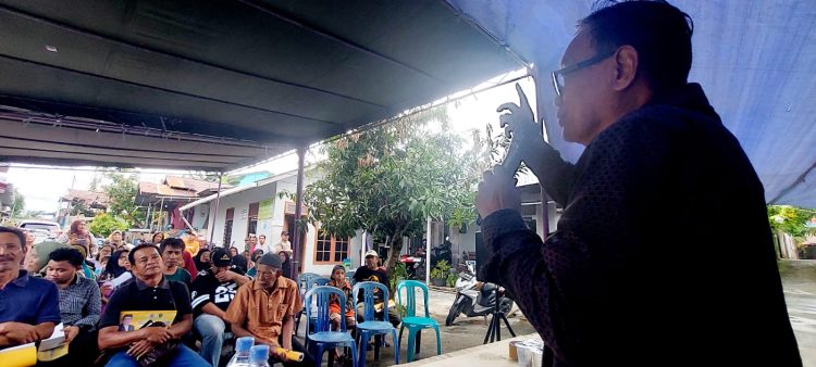 Yusuf Mustafa Sosper Perda Pajak Provinsi. Diikuti Ratusan Warga, Jelaskan Pajak untuk Pembangunan