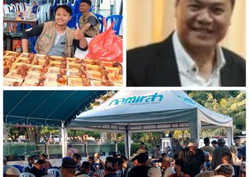 H Asfia Achmad Bagikan Ratusan Takjil. Asfia: Jangan Jadi Orang Sempurna tapi Orang Berguna