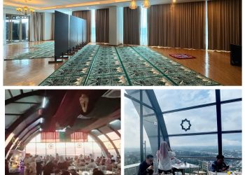 Bukber di Sky Dome, Tempat Salat Luas. Joko Budi: Jangan Lupa Sky Selfie dengan Keluarga