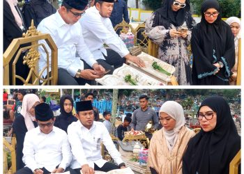 Gubernur Fasih Yasinan di Makam Orangtua. Bersama Walikota Rahmad, Ziarah di Kampung Baru