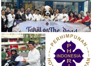 PHRI Bagi 3.000 Sedekah di Takjil on The Road. Soegianto: Sinergi 21 Hotel, Semoga Jadi Berkah