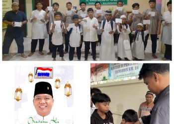 Arsyad Cannu dan Staf Dua Arah Berbagi. Ratusan Anak Panti Asuhan, Jompo dan Masjid Disantuni