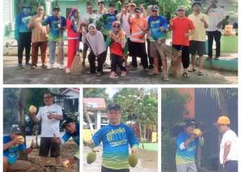 Kerja Bakti, Jadi Silaturahmi Idul Fitri. Cengkir, Ngencengke Pikir Asal Tidak Mangkir