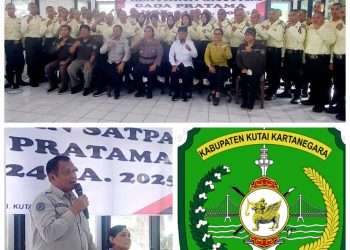 Satpam Kukar Dapat Pelatihan Gada Pratama. M Hatta: Jangan Main-main, Berlatih Serius untuk Skill