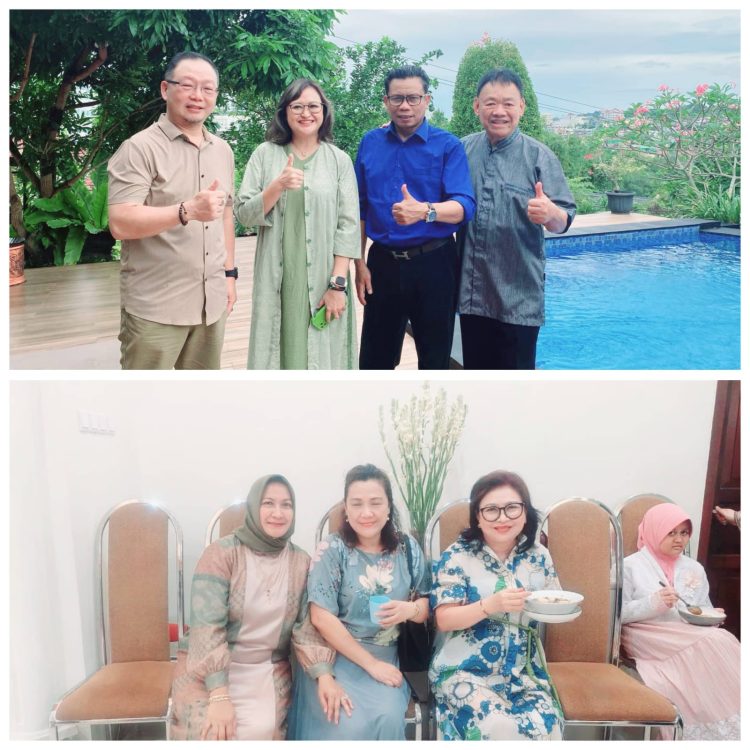 Reuni Idul Fitri 2025 di Rumah Johnny Santoso. Owner BDI yang Ikut Membangun Balikpapan