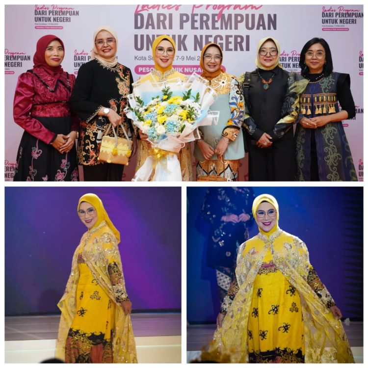 Hj Nurlena: Perempuan Harus Berperan di Pembangunan. Hadir di Ladies Program, Tampil  Fashion Show