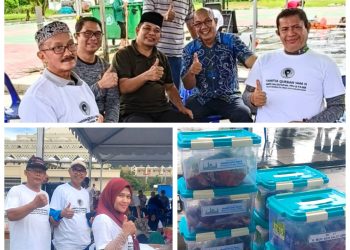 Bungkus Kurban Pakai Box Indahkan Imbauan Walikota. Wawali Sumbang 1 Ekor Sapi di Islamic Centre