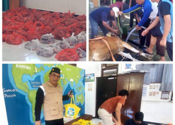 LDII Sembelih 352 Ekor Hewan Kurban. Gunakan Alat Modern, Soliditas Jamaah Dibangun