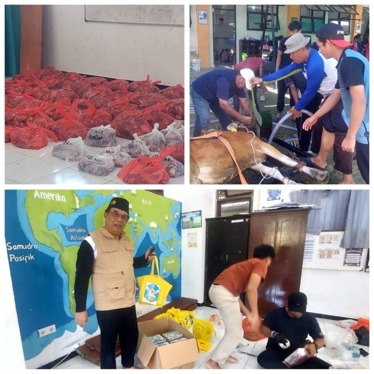 LDII Sembelih 352 Ekor Hewan Kurban. Gunakan Alat Modern, Soliditas Jamaah Dibangun