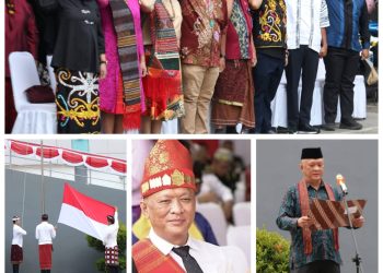 Kepala BPTD Kaltim Pertama Baca Teks Proklamasi. Dua Kali Ikut Upacara, Terpagi Digelar di Indonesia
