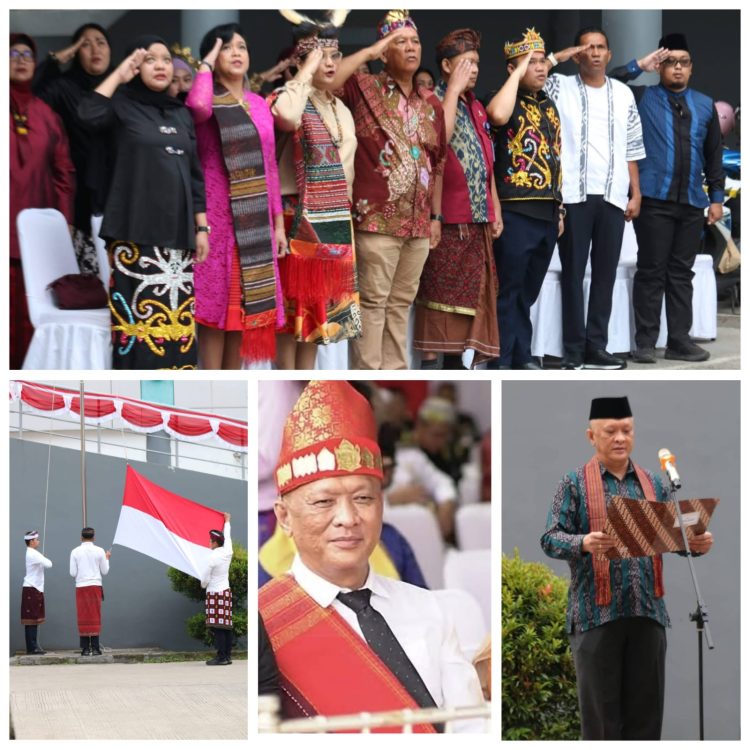 Kepala BPTD Kaltim Pertama Baca Teks Proklamasi. Dua Kali Ikut Upacara, Terpagi Digelar di Indonesia