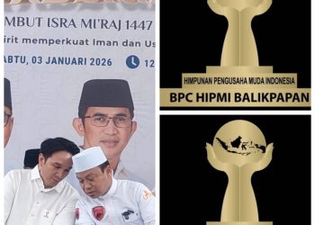 Adam: Kontribusi Lewat Dakwah, Balikpapan Berkah. Hipmi Sambut HUT ke-129 dan Isra Mi’raj di BIC