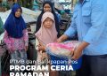 PTMB Bagi Paket Ceria Ramadan. Salurkan Sembako dan Uang Tunai ke Warga