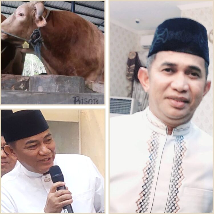 Sapi Presiden 1 Ton Asal Teritip Disembelih di BIC. Walikota Menerima Penyerahan Usai Ashar