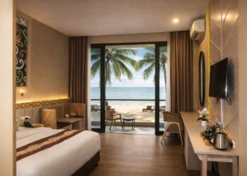 Kemala Beach Resort, View Pantai Cocok Keluarga. Bisa Nongkrong di Cafe Nikmati Sunset