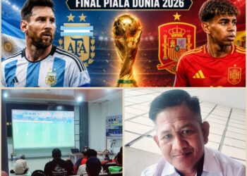 Messi Effect, Wanita Nobar di Terminal BA. Air Jahe, Suguhan Final Argentina vs Spanyol