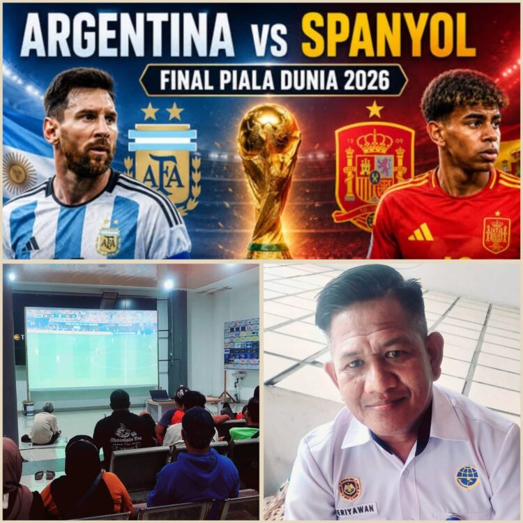 Messi Effect, Wanita Nobar di Terminal BA. Air Jahe, Suguhan Final Argentina vs Spanyol