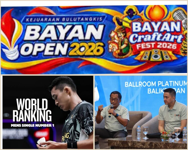 Bayan Open 2026, Hadir Pebulutangkis No 1 Dunia. Suhud: Ada 83 UMKM dan Happy Asmara