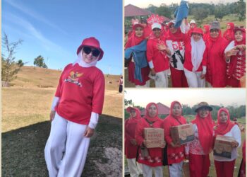 Agustusan Seru Digelar IWSS Bersatu. Outfit Merah Putih, Demi NKRI Tak Ada Letih