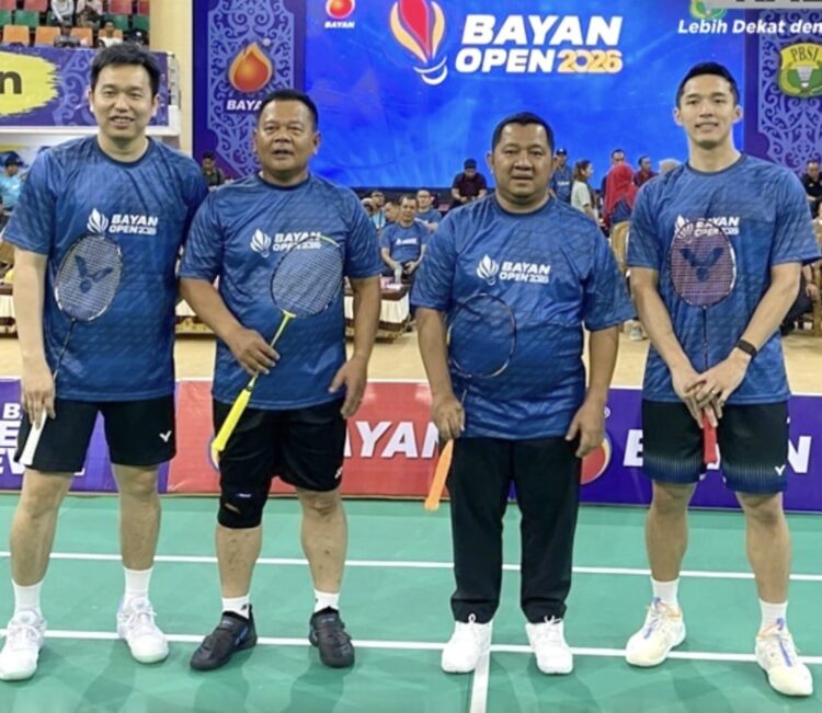 Kapolda-Hendra Ungguli Ranking 1 Dunia BWF. Laga Friendly Match di Bayan Open 2026