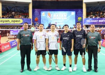 Surprise, Ganda PB Platinum ke Final Kalahkan Gideon-Hidayat. Soegianto: Bulutangkis Itu Dinamis & Chemistry