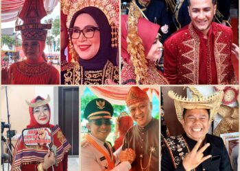Indonesia Berdaulat, Upacaranya Pakai Baju Adat (Merdeka: Walikota Ingatkan Waspada Provokasi)