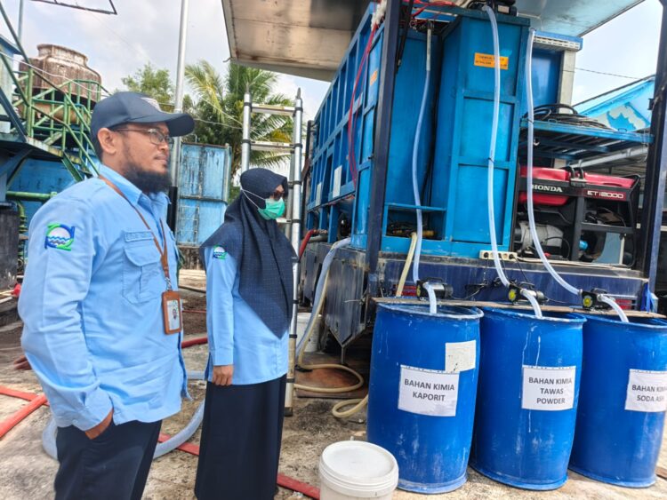 Kemarau, PTMB Gunakan IPA Mobile. Ramli: Mobil Tangki DLH, PDAM dan BPBD Layani Masyarakat
