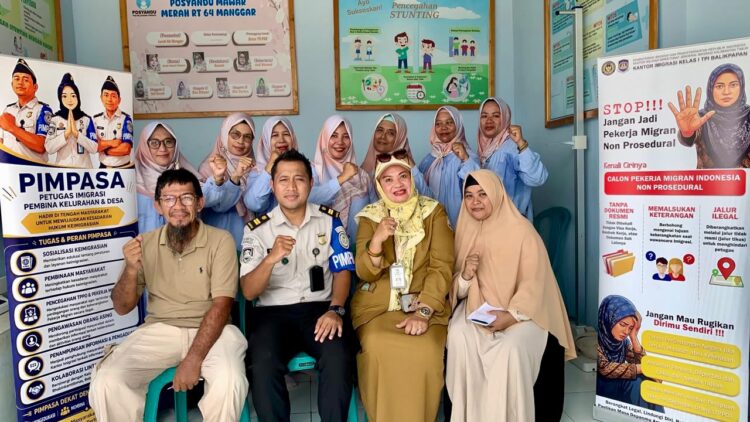 Pimpasa Edukasi Kader Pos Yandu Manggar. Cegah TPPO dan PMI Nonprosedural
